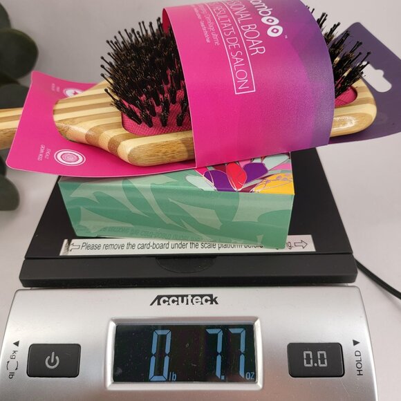 Professional Boar Salon Bristle Paddle Brush & AF Selfie Ring Light NEW - Picture 9 of 9